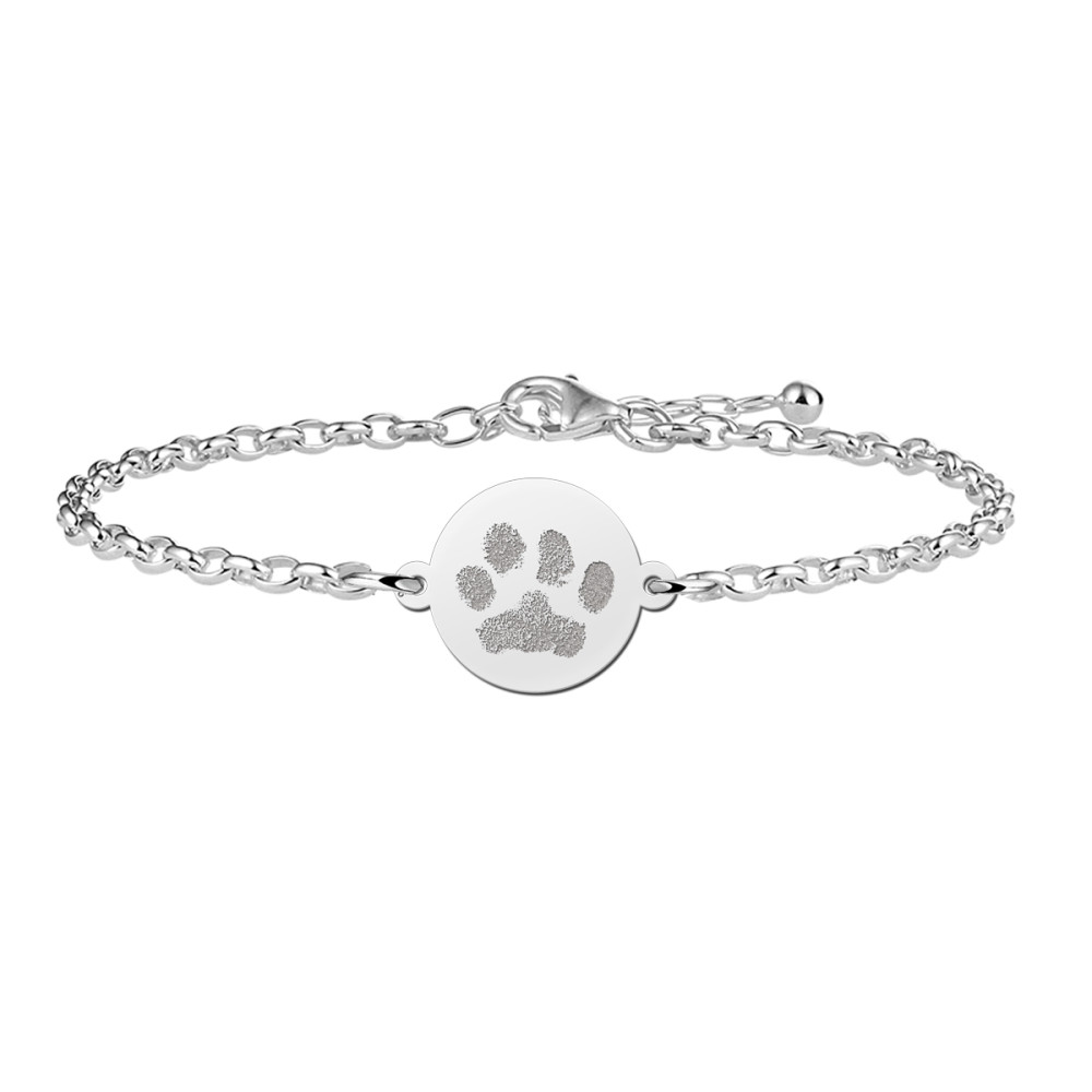shapes-lines-mj016545-zilveren-schakelarmband-met-ronde-pootafdruk-hanger-en-gravure-optie