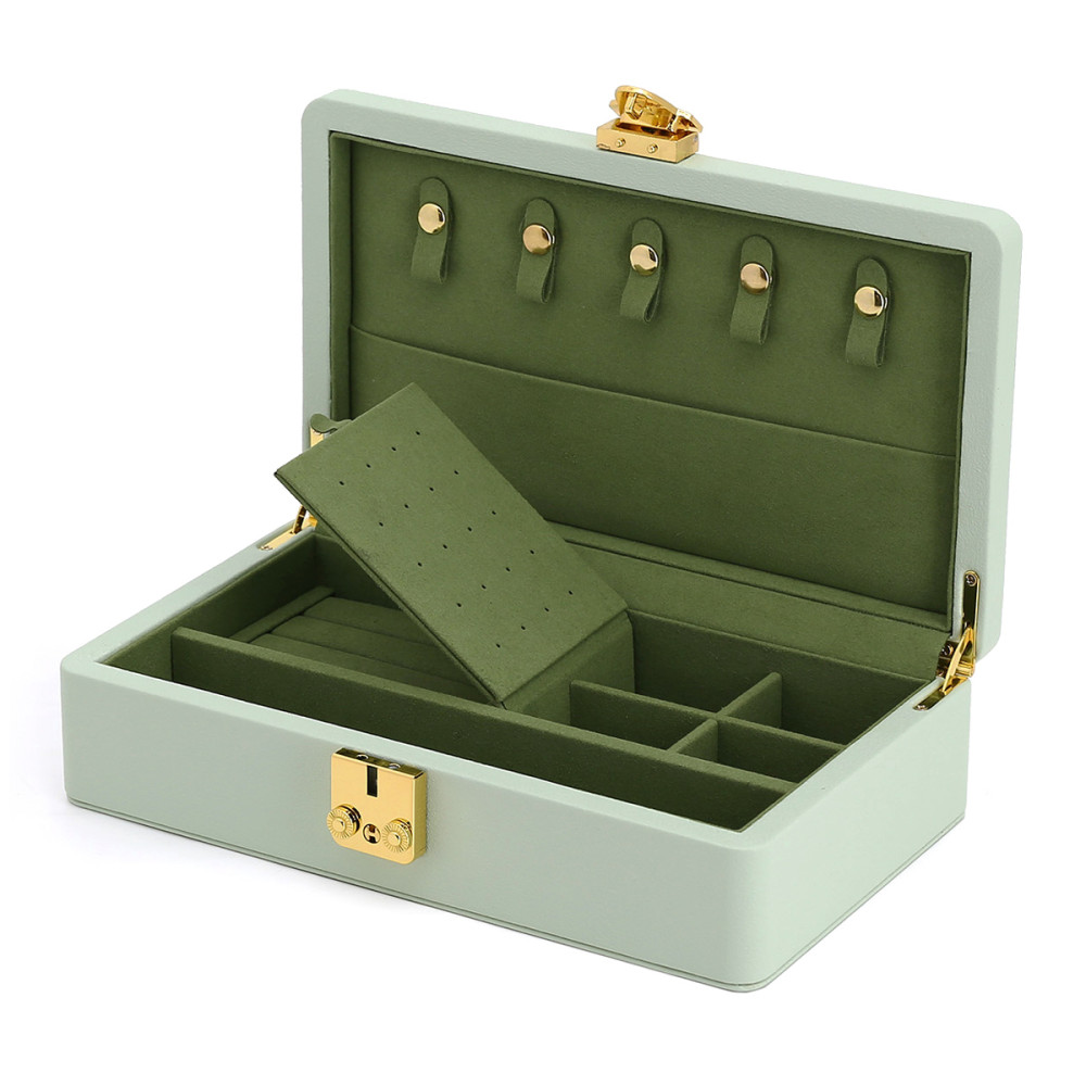 sieradendoos-mintgroen-rechthoekig-goudkleurige-elementen