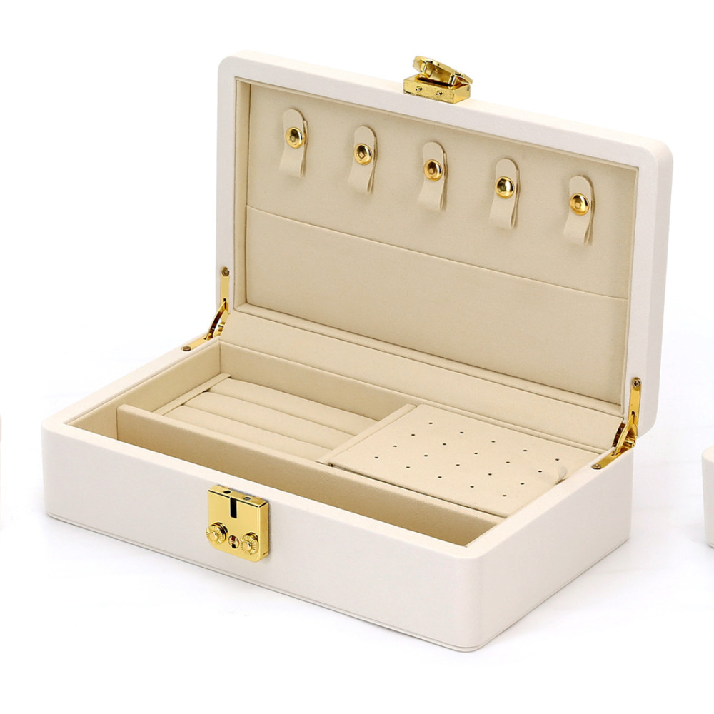 sieradendoos-wit-rechthoekig-goudkleurige-elementen