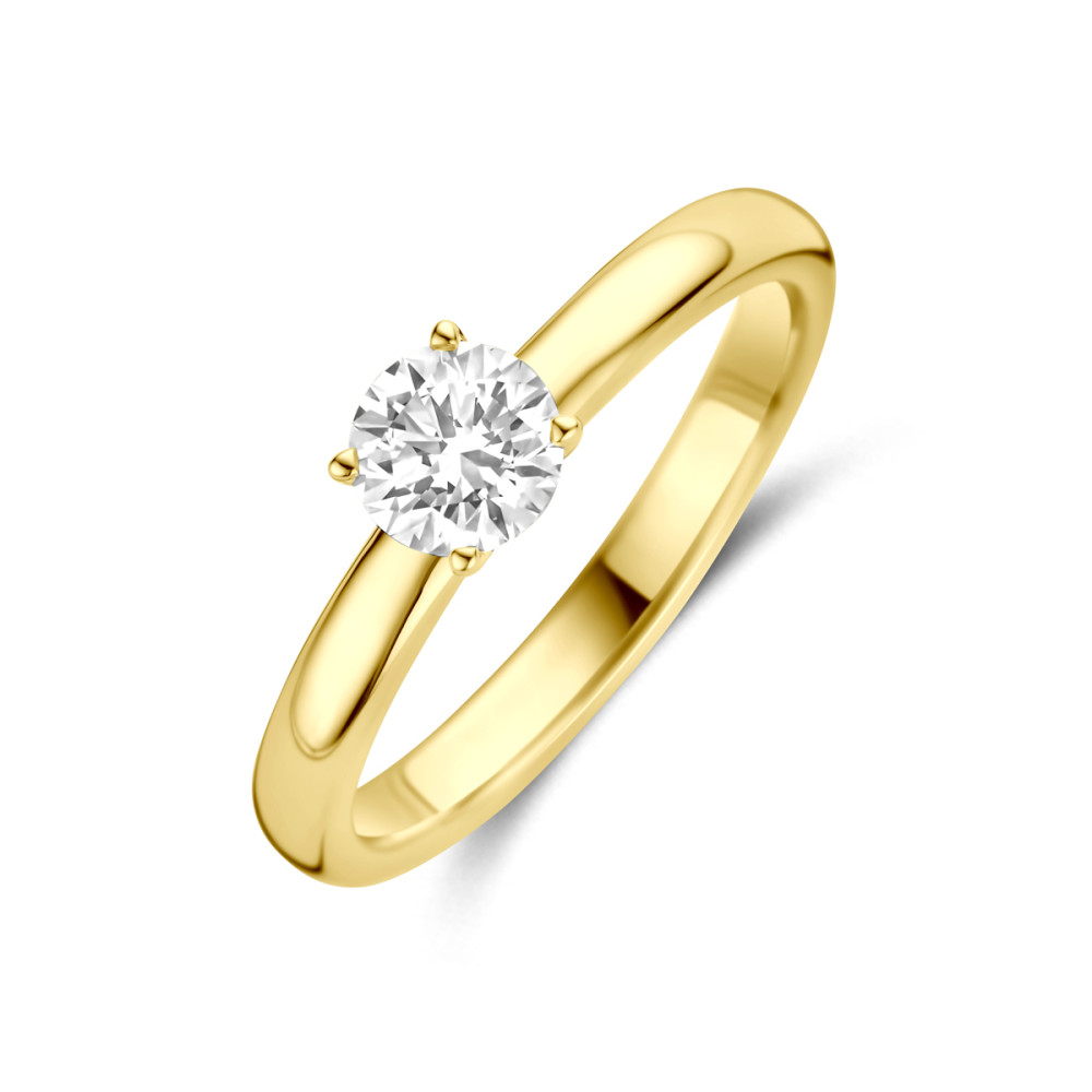 solitair-ring-14-karaat-goud-briljant-diamant-0-5-crt-glanzend-5-mm-breedte