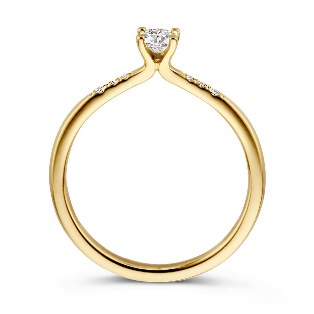 solitair-ring-van-goud-met-grote-diamant-en-6-kleine-diamanten-0-30-crt