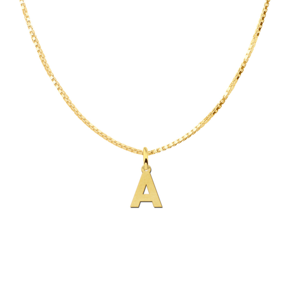 strakke-14-karaat-gouden-letterhanger-hoogte-10-mm
