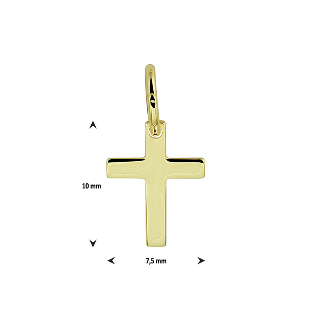 strakke-en-modere-gouden-kruis-hanger-7-5-mm-breed-hoogte-10-mm