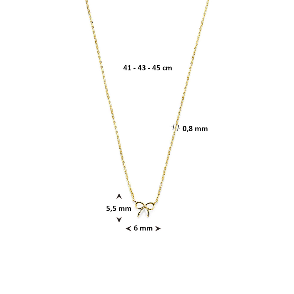strik-ketting-14-karaat-goud-glanzend-0-8-mm-breedte-lengte-41-43-45-cm
