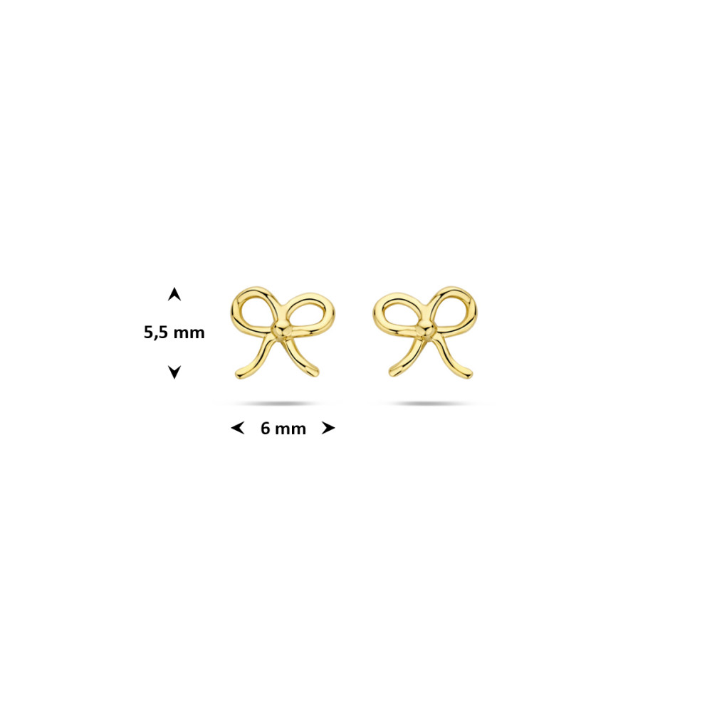 strik-oorknopjes-14-karaat-goud-glanzend-dames-6-mm-breed-x-5-5-mm-hoog