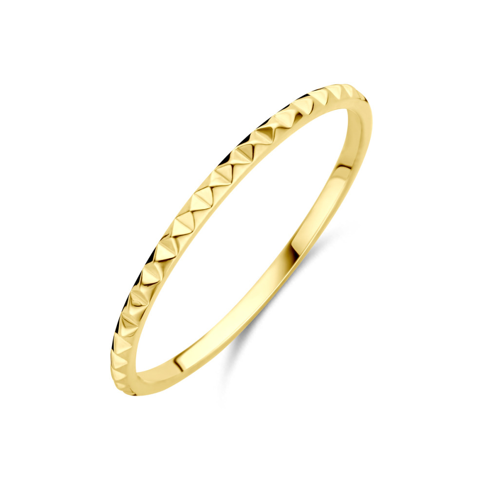 symmetrische-aanschuifring-14-karaat-goud-piramide-studs-patroon-1-5-mm-breedte