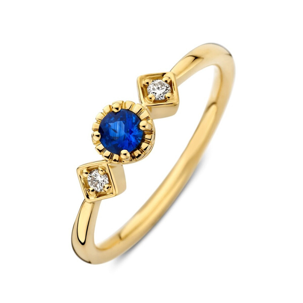trilogy-ring-14k-goud-diepblauwe-saffier-diamant-0-05-crt-rond-5-mm-breedte