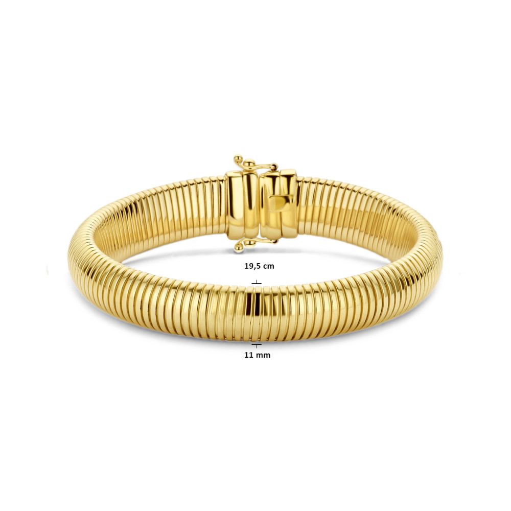 tubogas-schakelarmband-14-karaat-goud-glanzend-11-mm-breedte-lengte-19-5-cm
