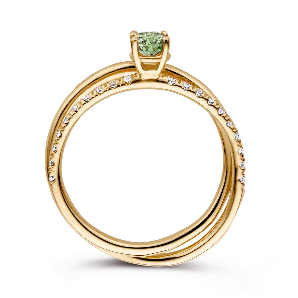 unieke-ring-van-18-karaat-goud-met-0-19-crt-diamanten-en-briljante-groene-saffier