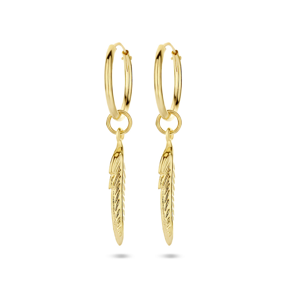 veer-oorhangers-goud-14-karaat-17-5-mm