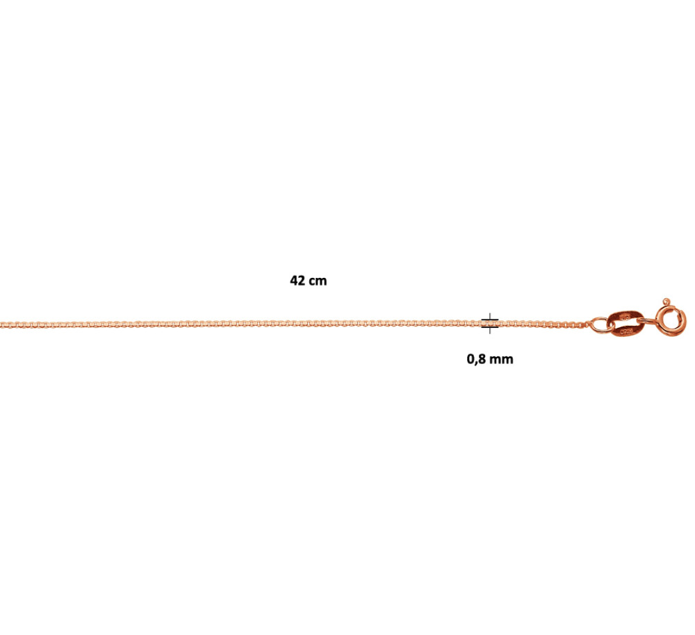 venetiaanse-schakelketting-0-8-mm-rosegoud-geschikt-voor-hangers