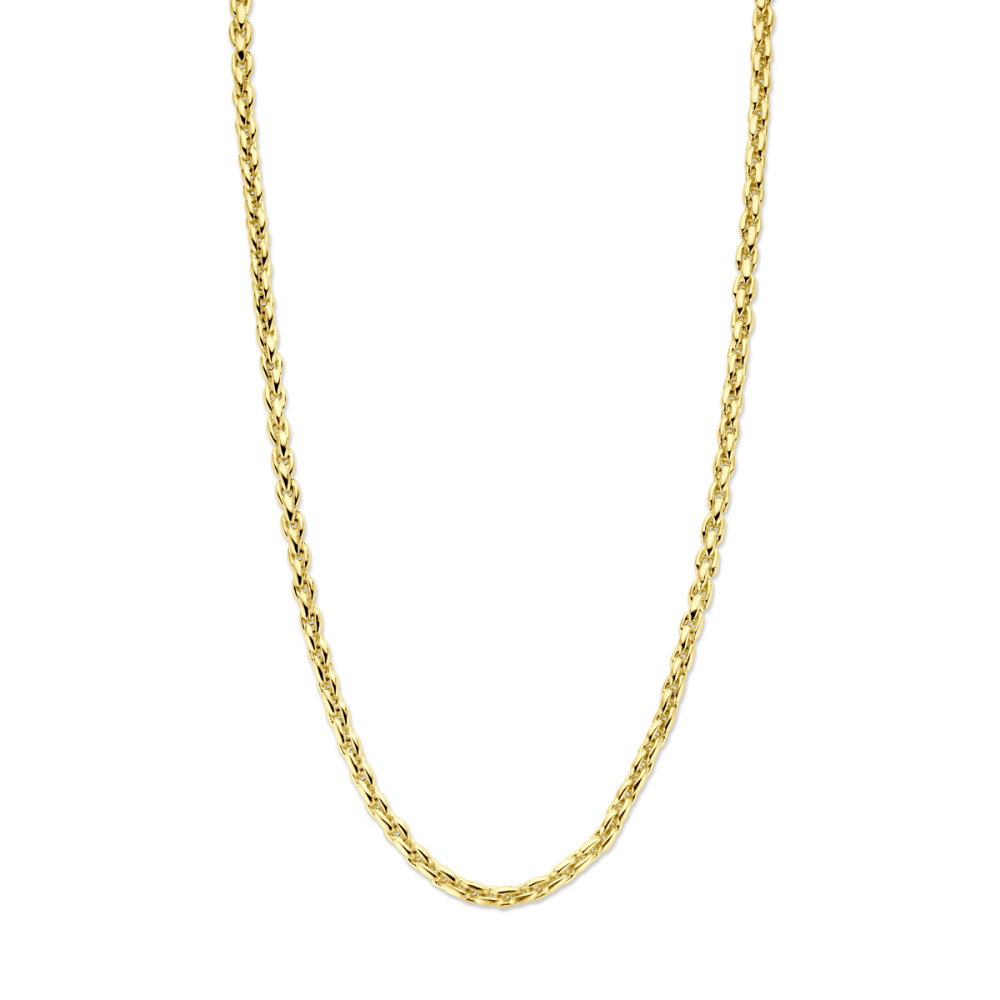 verweven-schakelcollier-goud-lengte-45-cm