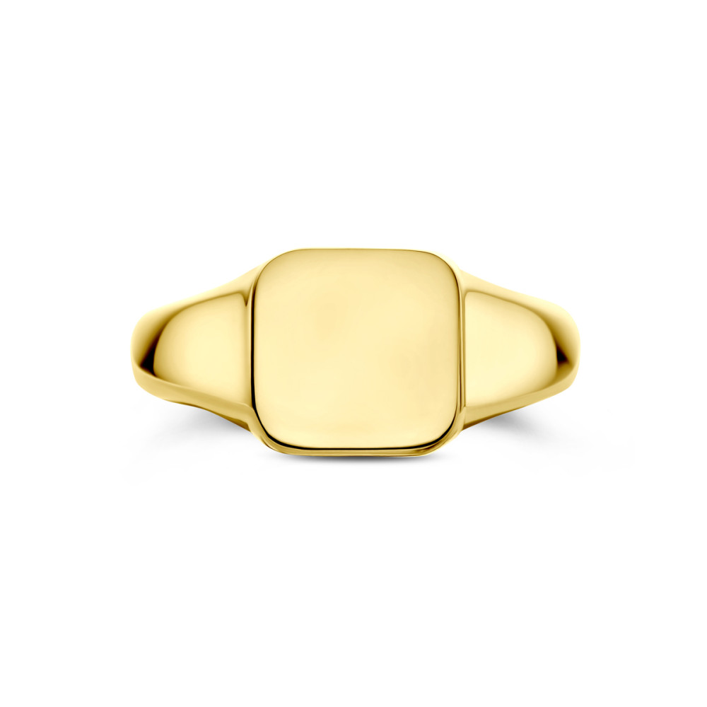 vierkante-zegelring-goud-glanzend-14-karaat-en-personaliseerbaar-9-5-mm-breedte