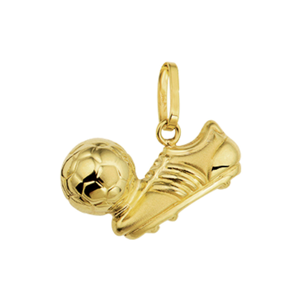 voetbalhanger-14-karaat-goud-voetbal-en-schoen-glanzend-16-mm-breed-x-10-5-mm-hoog