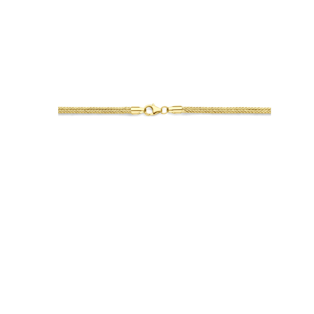 vossenstaart-ketting-zilgold-14-karaat-goud-glanzend-3-5-mm-breedte-lengte-45-cm