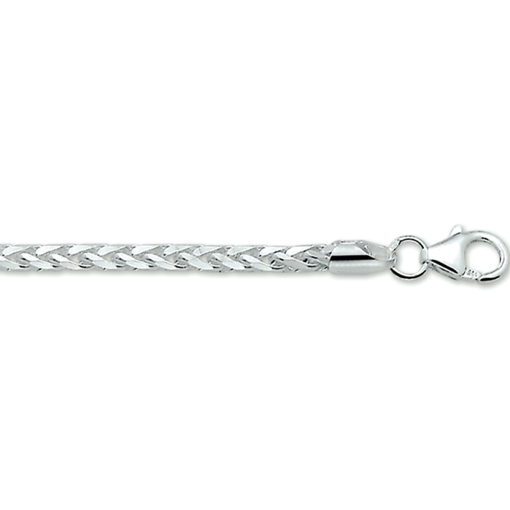 vossenstaart-schakelarmband-dames-925-zilver-glanzend-3-mm-breedte-lengte-19-cm