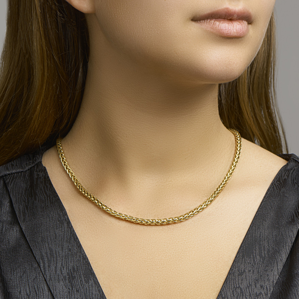 vossestaart-4-mm-schakelcollier-goud-lengte-45-cm
