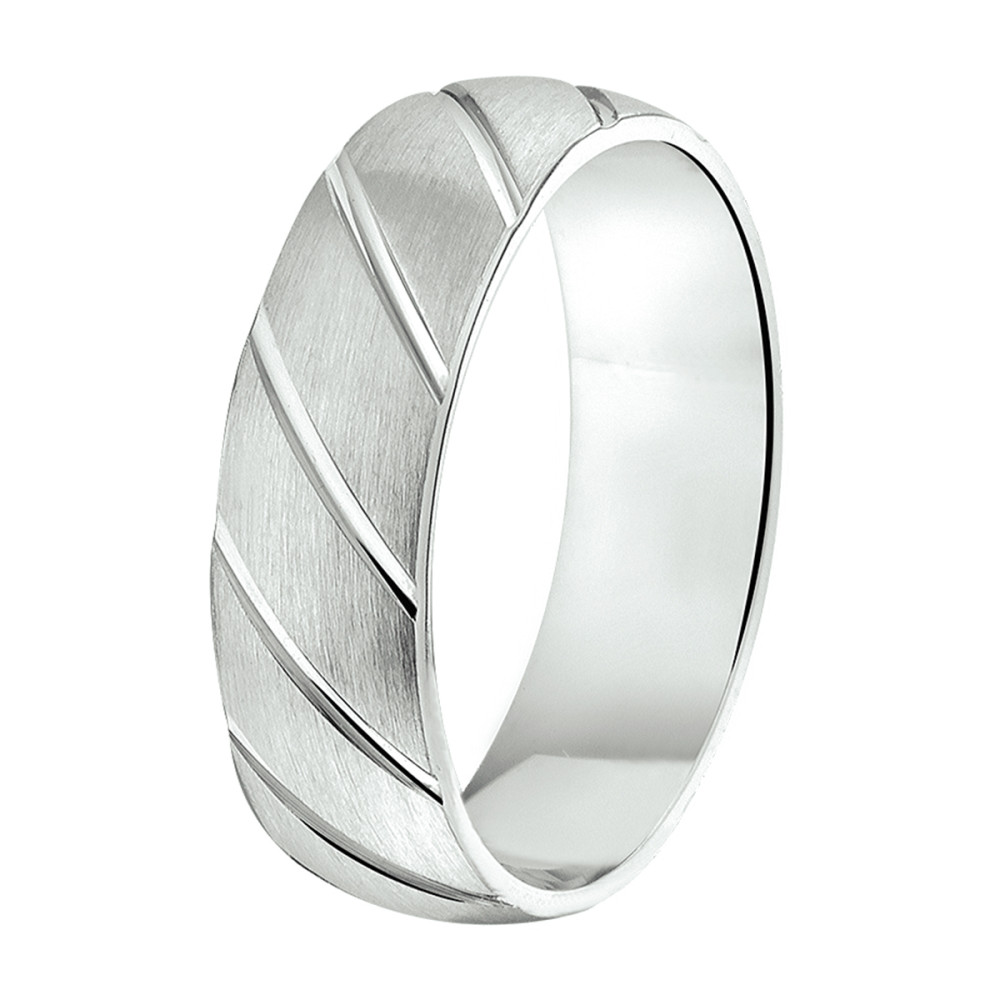 vriendschapsring-gerhodineerd-925-zilver-diagonale-lijnen-glanzend-mat-6-mm-breedte