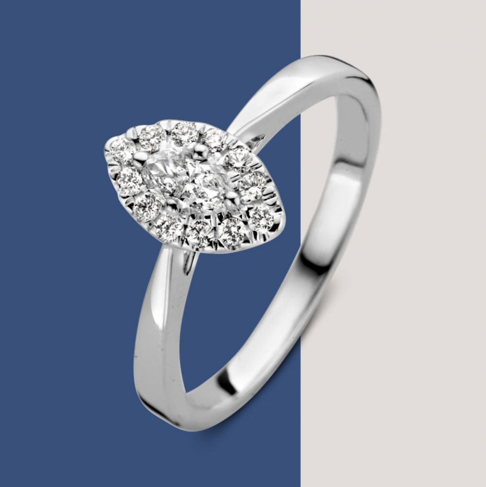 witgouden-entourage-ring-met-ovale-diamant-en-halo-design