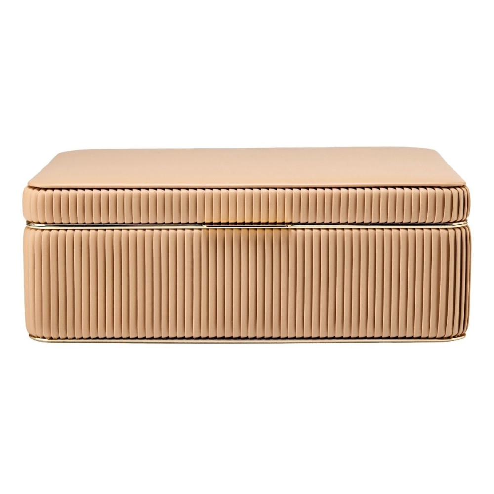 wolf1834-bella-781229-large-sieradendoos-vegan-leer-beige-roze-bruin-goudkleurig-geribbeld-patroon