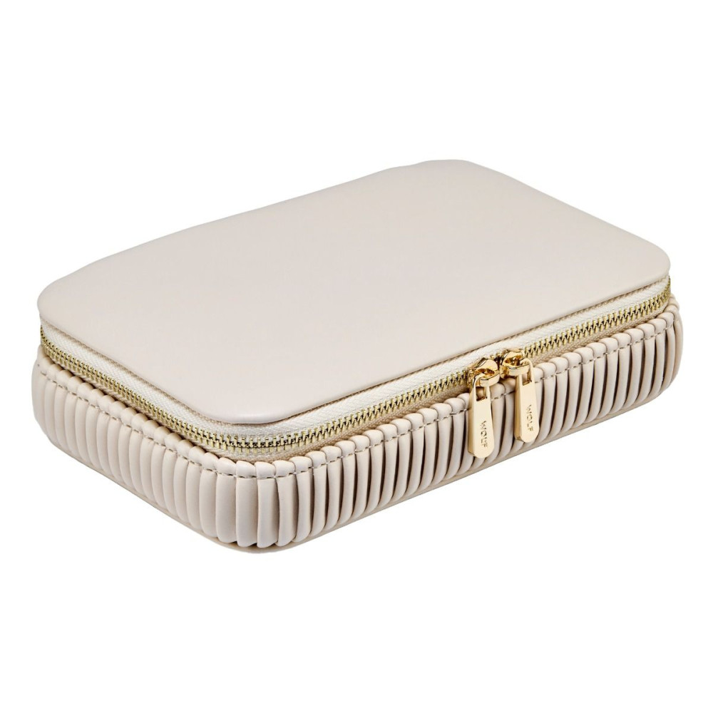 wolf1834-bella-781353-sieradenetui-beige-wit-vegan-leer-geribbeld-goudkleurig