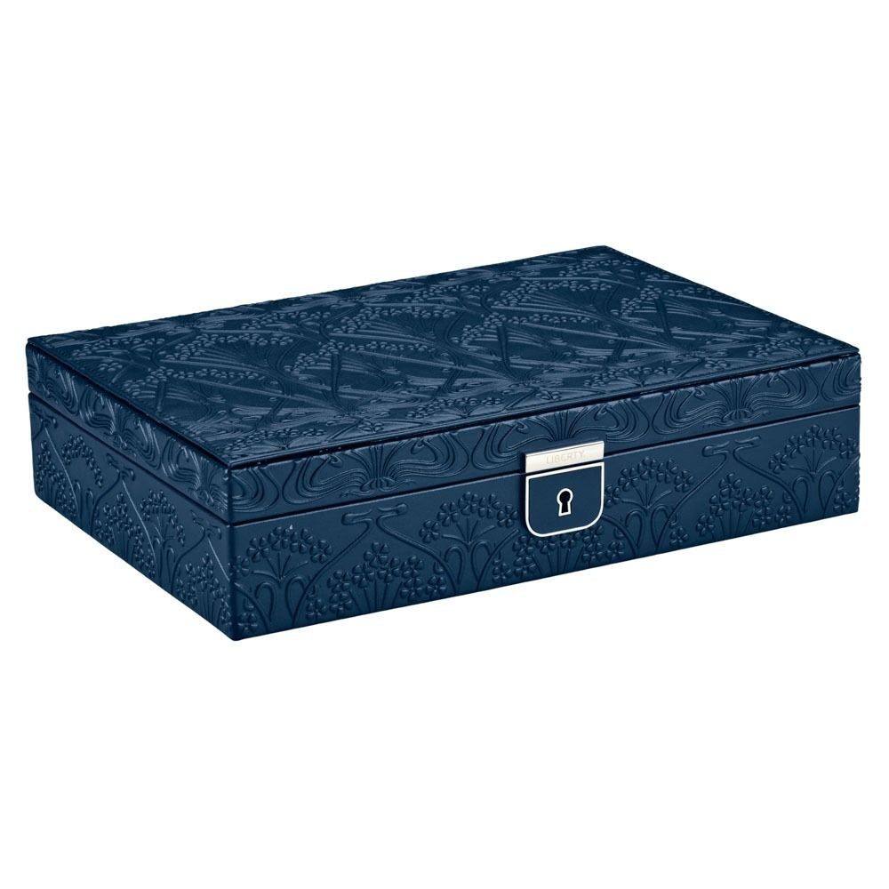 wolf1834-liberty-381117-sieradendoos-medium-donkerblauw-ianhte-bloemen-en-zilverkleurig-slot