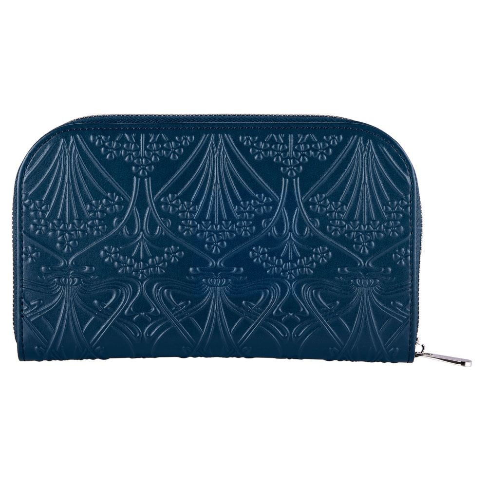 wolf1834-liberty-381417-sieradenetui-blauw-ianthe-bloemen-patroon-zilverkleurige-rits