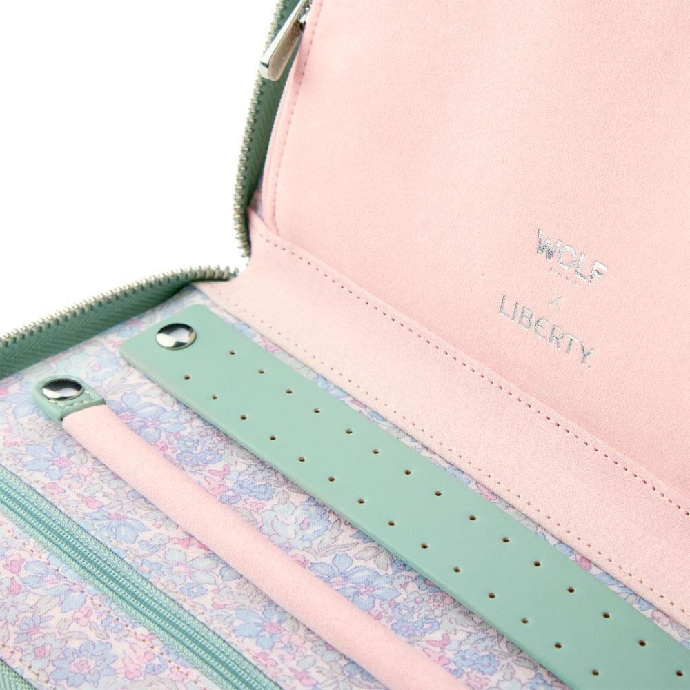 wolf1834-liberty-381451-sieradenreisetui-groen-zilverkleurig-roze-en-julia-bloemen