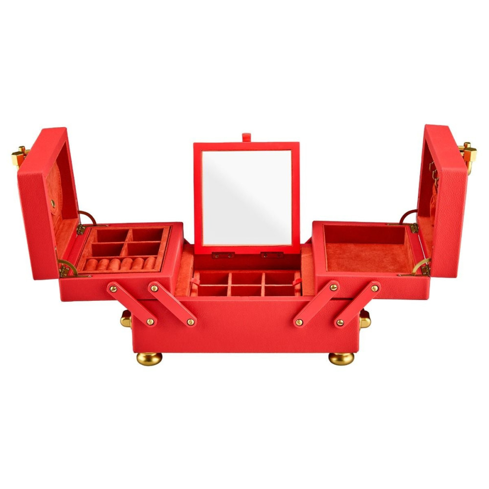 wolf1834-marla-aaron-730100-sieradendoos-rood-vegan-leer-goudkleurige-details