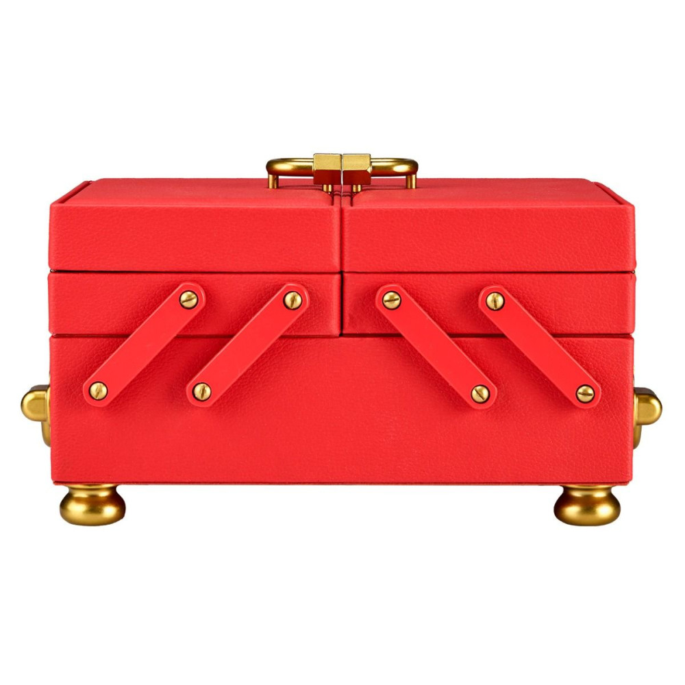 wolf1834-marla-aaron-730100-sieradendoos-rood-vegan-leer-goudkleurige-details