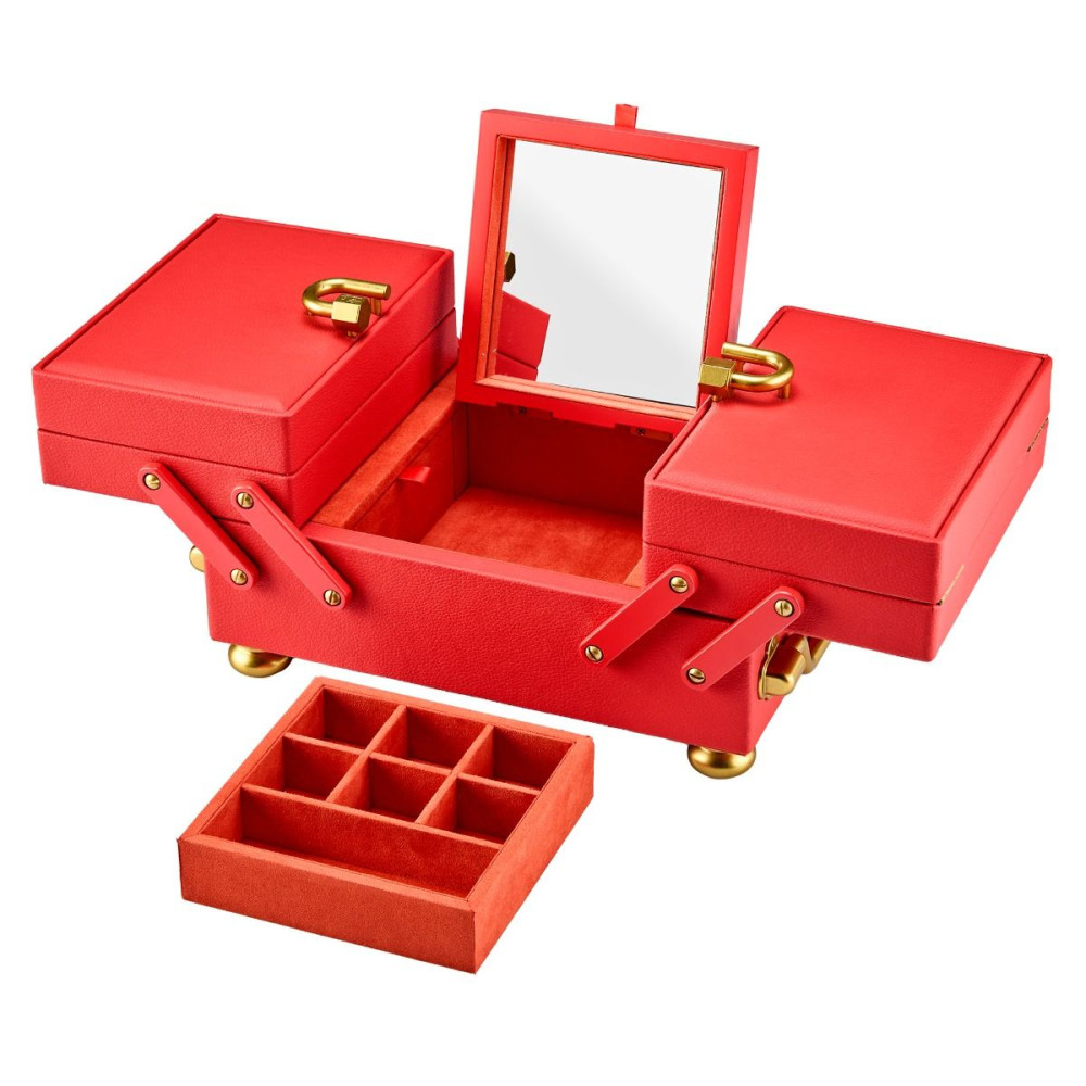 wolf1834-marla-aaron-730100-sieradendoos-rood-vegan-leer-goudkleurige-details