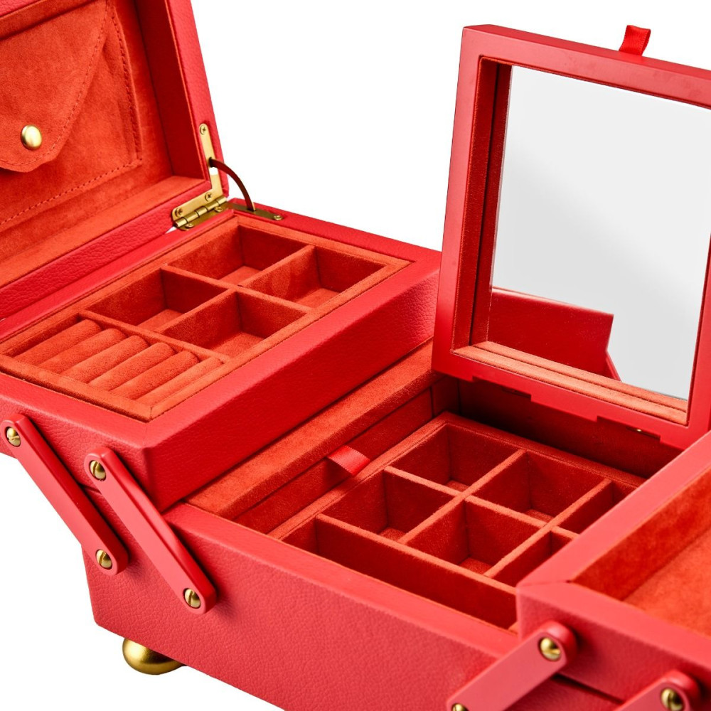 wolf1834-marla-aaron-730100-sieradendoos-rood-vegan-leer-goudkleurige-details
