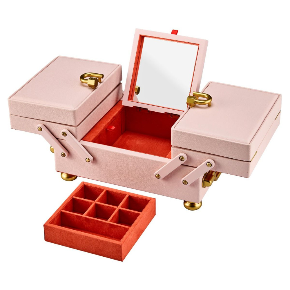 wolf1834-marla-aaron-730300-sieradendoos-roze-vegan-leer-goudkleurige-details