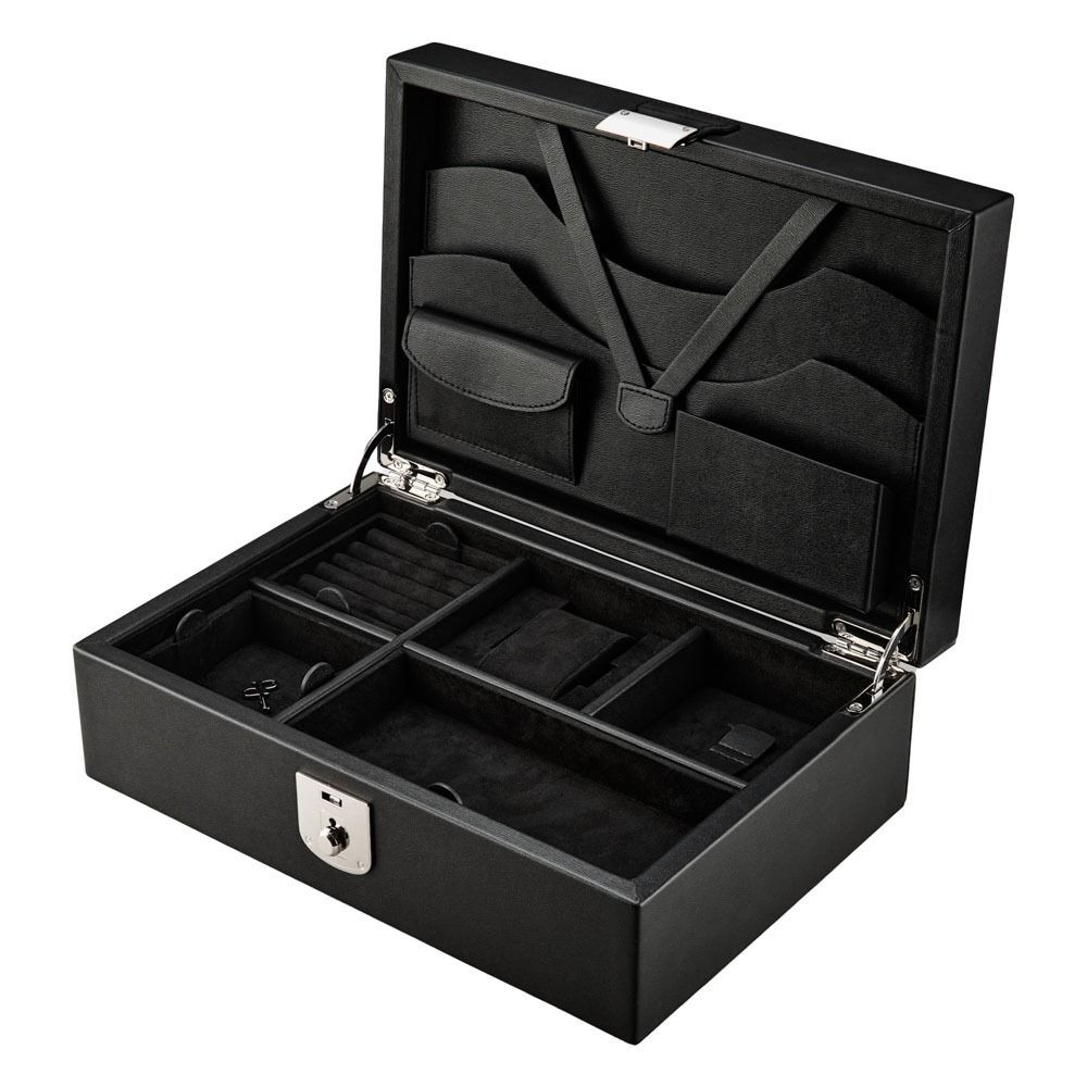 wolf1834-philipp-190202-jewelry-box-zwart-vegan-leer-zilverkleurige-details
