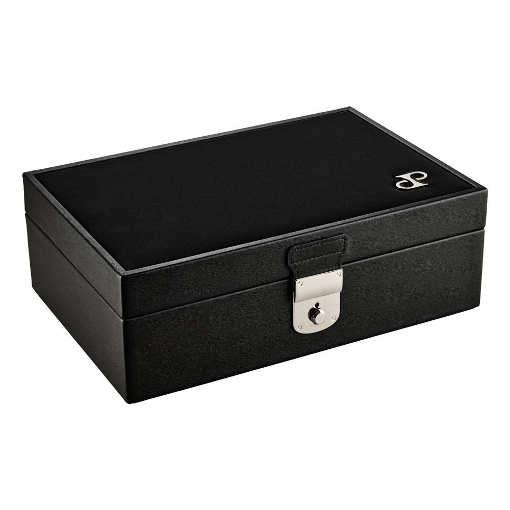 wolf1834-philipp-190202-jewelry-box-zwart-vegan-leer-zilverkleurige-details