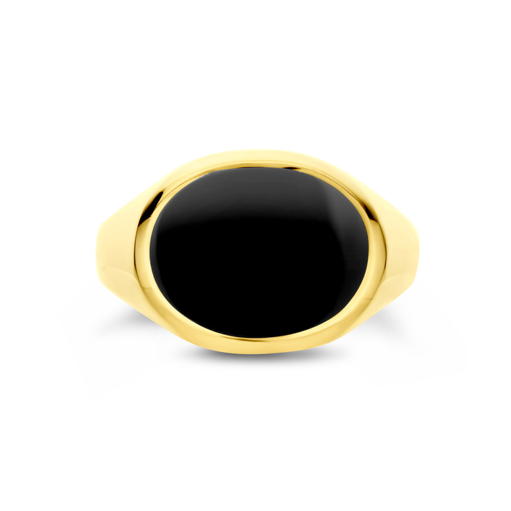 zegelring-14-karaat-goud-onyx-ovaal-glanzend-zwart-11-mm-breedte