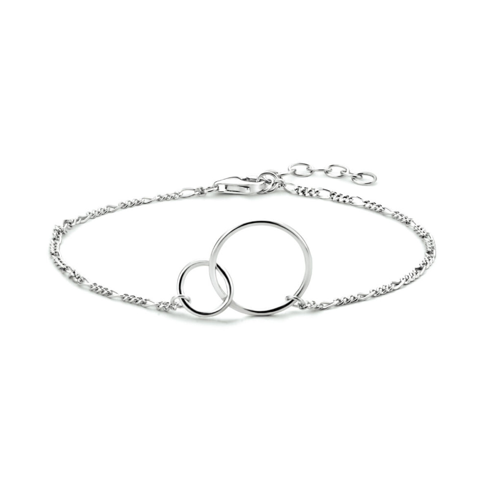 zilveren-armband-met-overlappende-cirkels-en-verstelbare-lengte