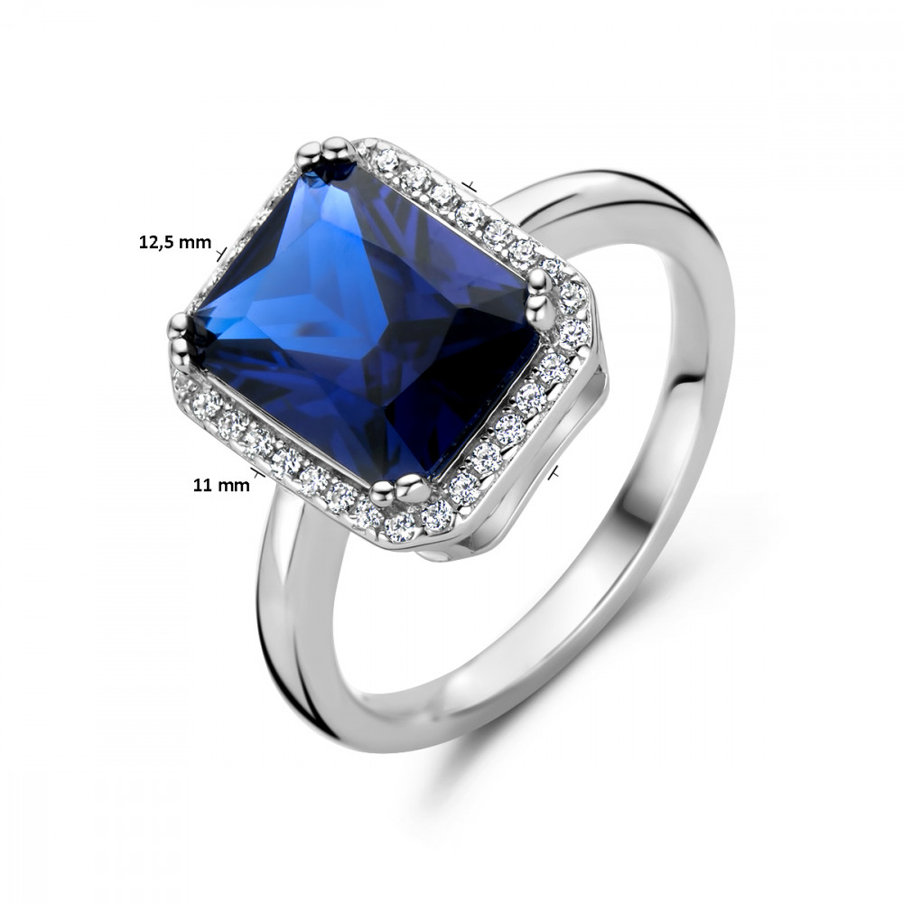 zilveren-entourage-ring-met-blauwe-zirkonia-en-halo-gezette-zirkonia-s