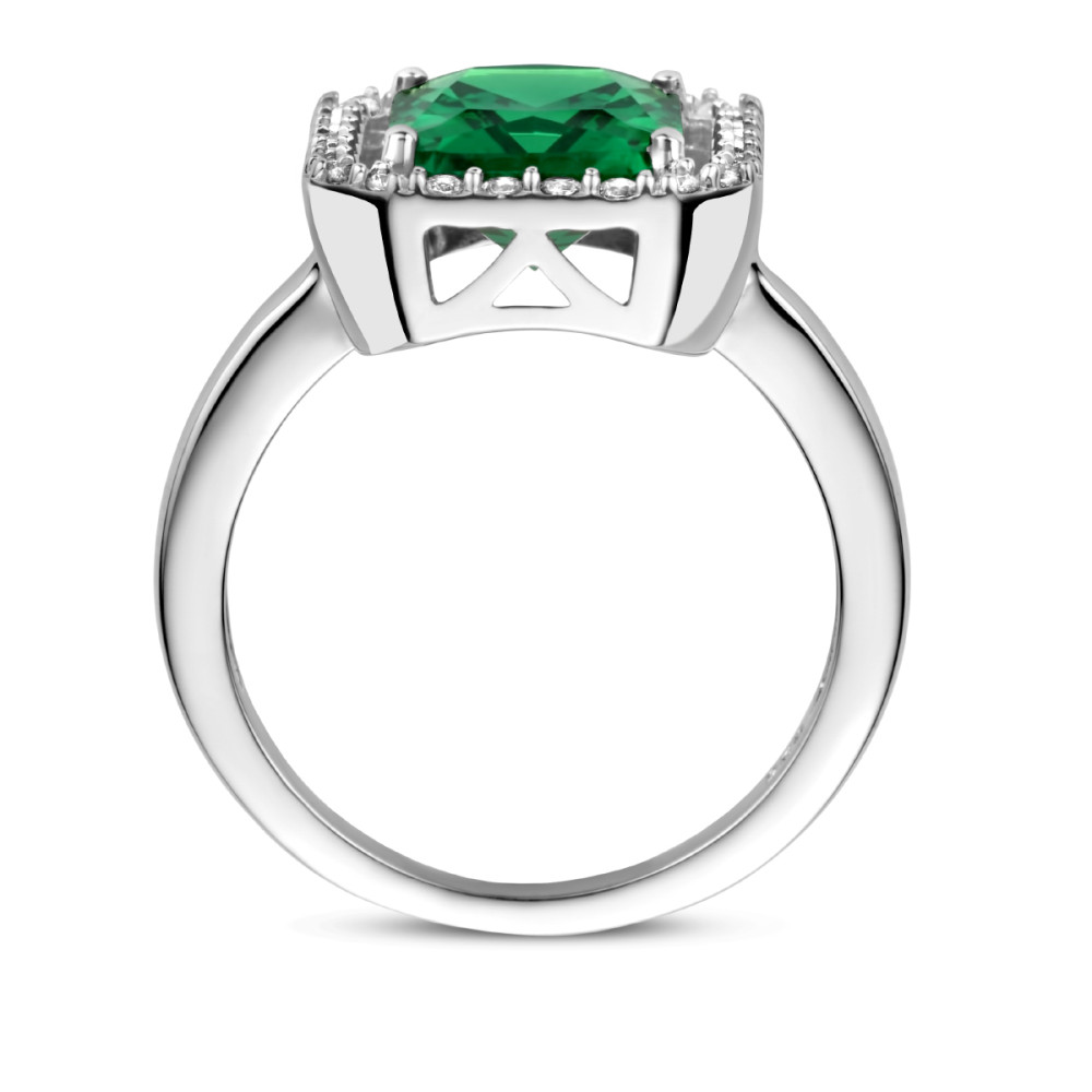 zilveren-entourage-ring-met-synthetische-smaragd-en-zirkonia-s