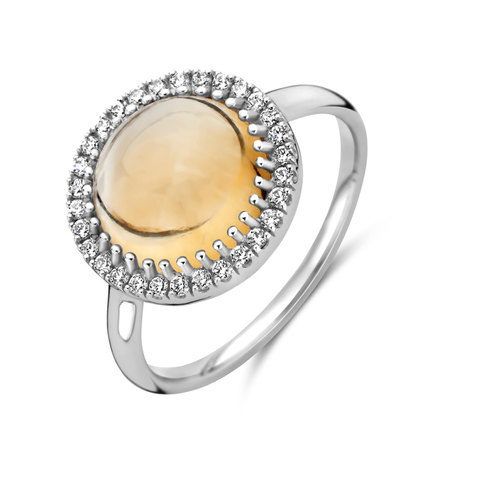 zilveren-halo-ring-met-gele-citrien-en-zirkonia-s