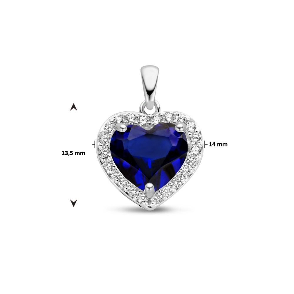 zilveren-hart-hanger-met-synthetische-saffier-en-zirkonia-s-14-mm-breed-hoogte-13-5-mm