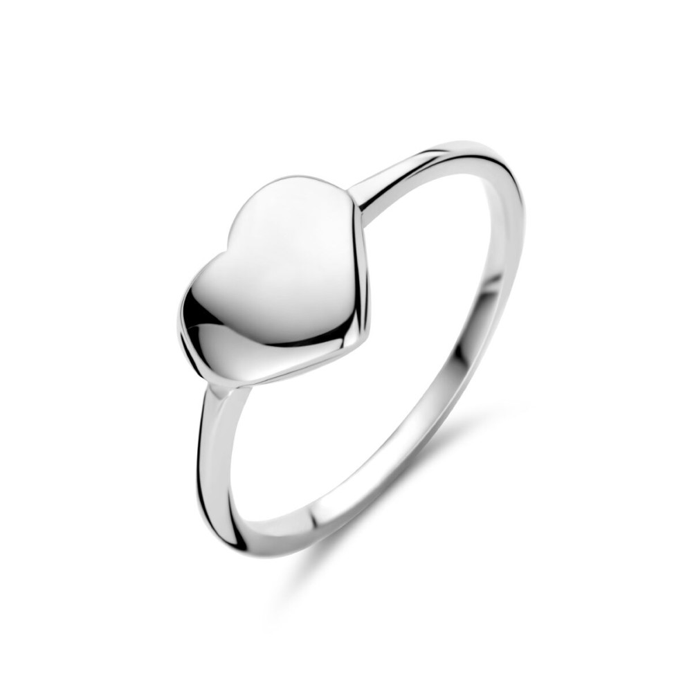 zilveren-hartjesring-met-glanzend-afgewerkt-hartje