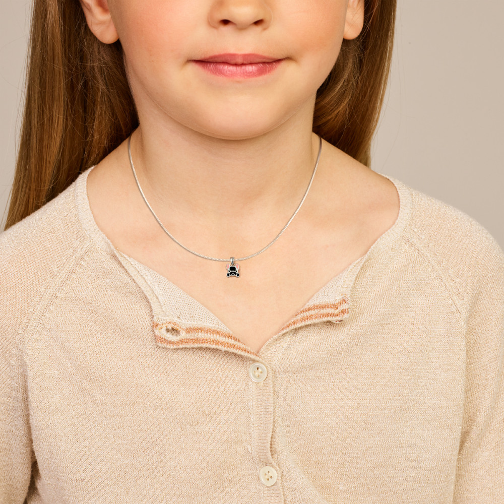 zilveren-honden-hanger-met-witte-zwarte-en-roze-emaille-8-5-mm-beed-hoogte-15-mm