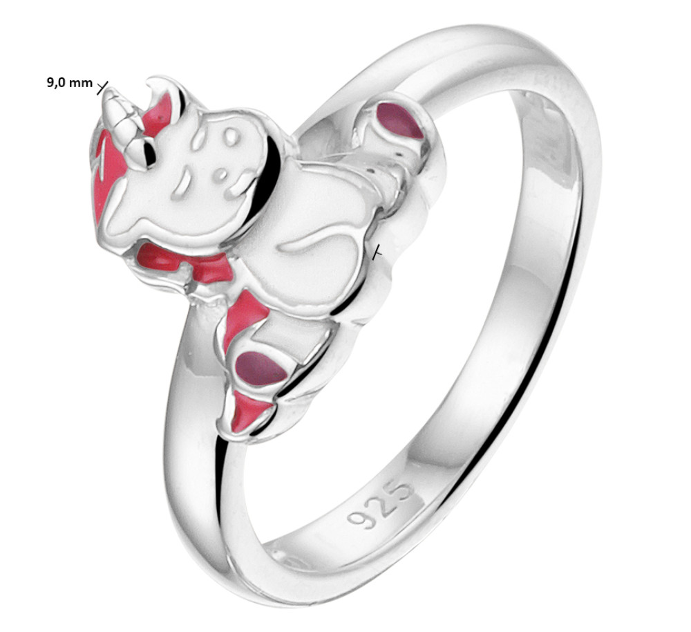 zilveren-kinderring-met-eenhoorn-en-roze-accenten