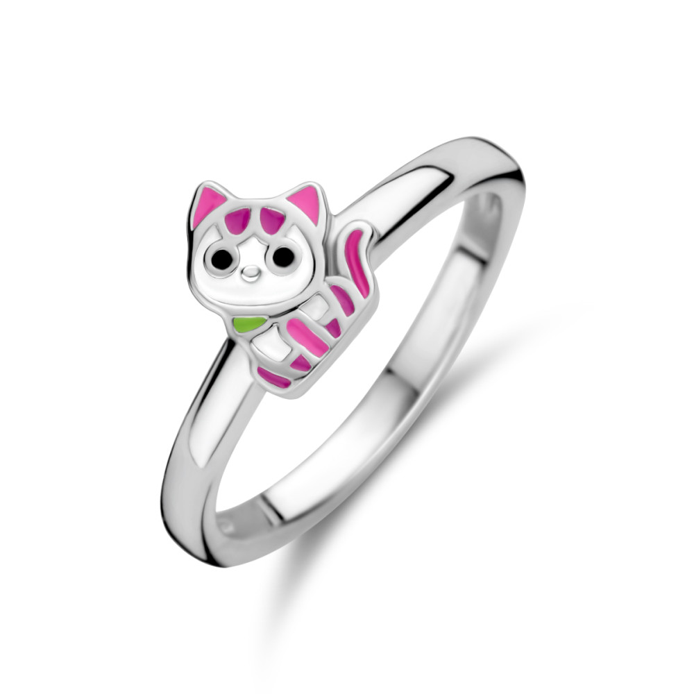 zilveren-kinderring-met-roze-poesje