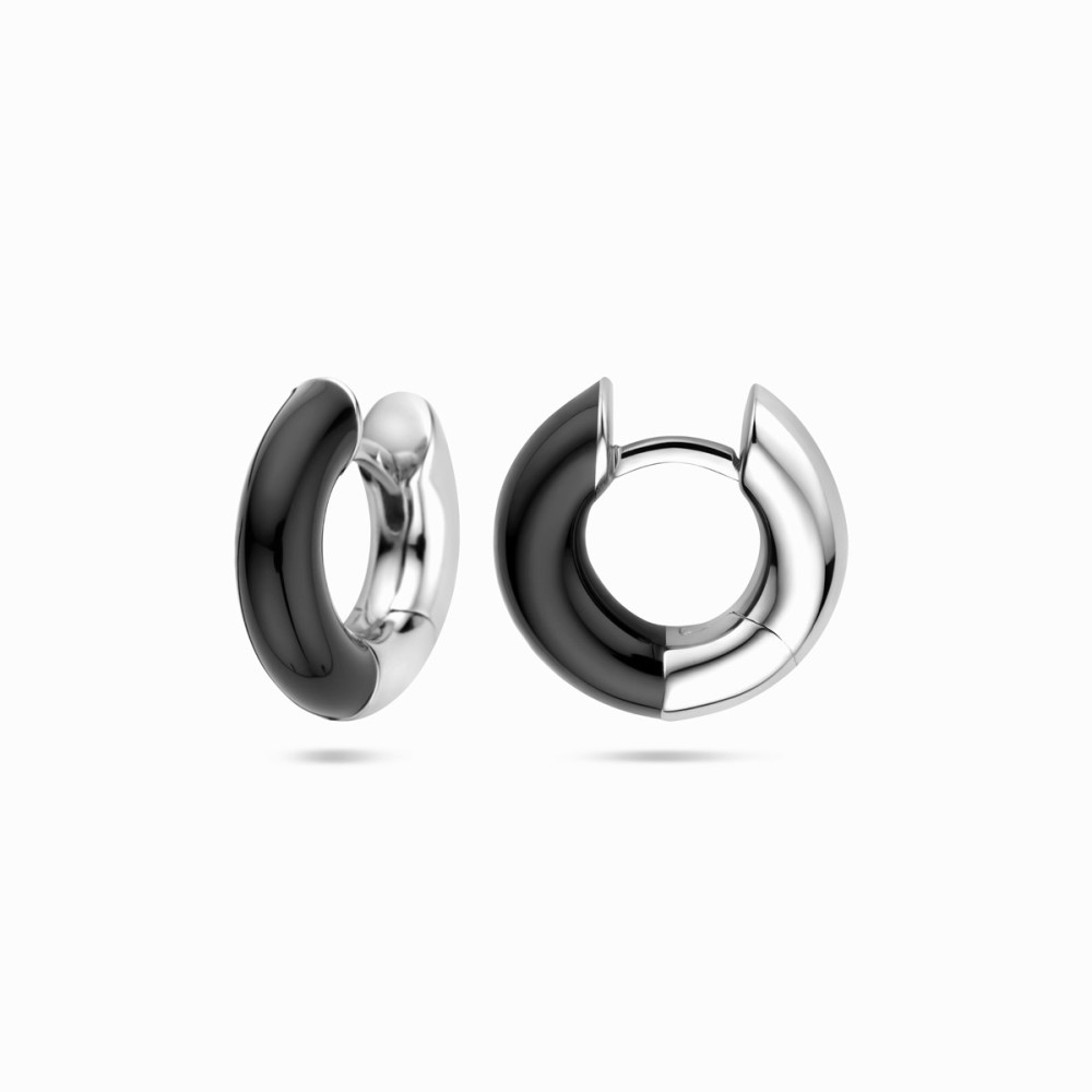 zilveren-klapoorringen-met-zwart-emaille