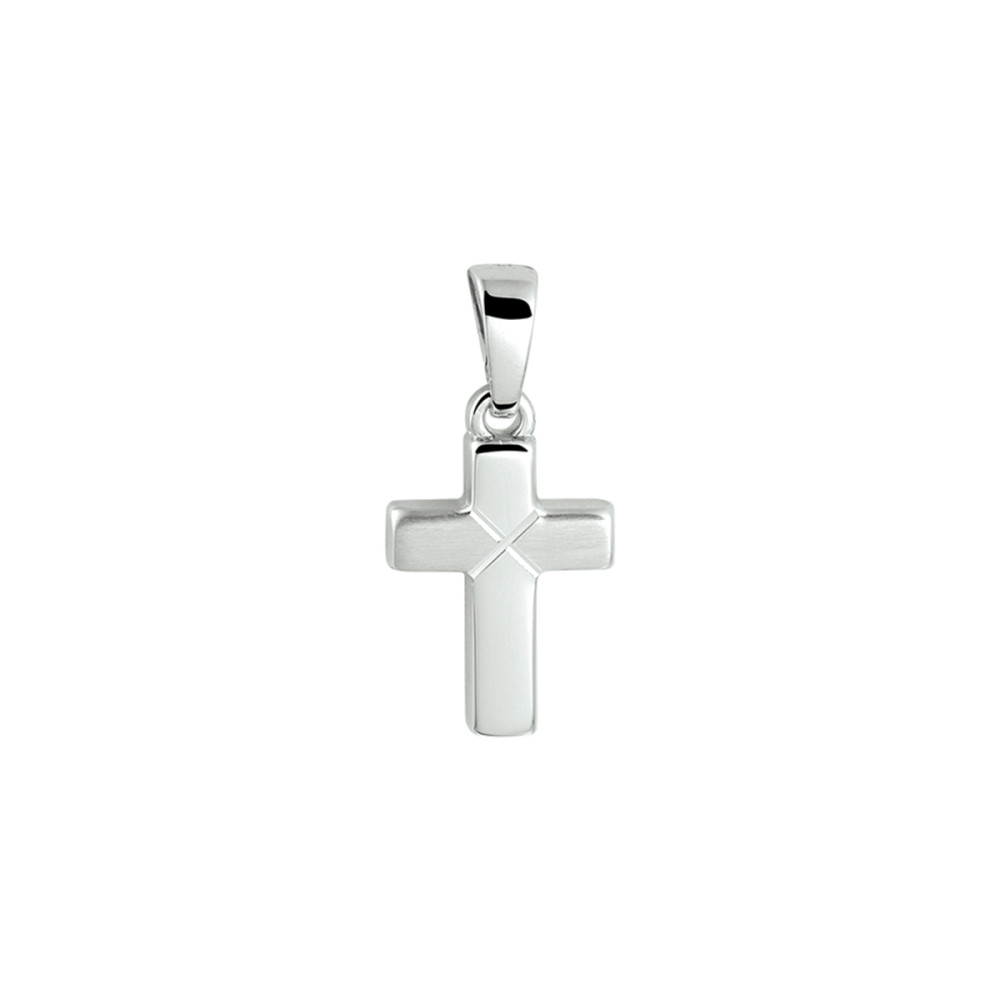 zilveren-kruisje-met-gestreept-patroon-9-5-mm-breed-hoogte-20-mm