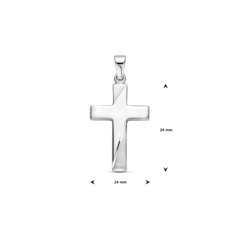 zilveren-kruisje-met-twee-strepen-en-glanzende-en-matte-afwerking-14-mm-hoogte-24-mm