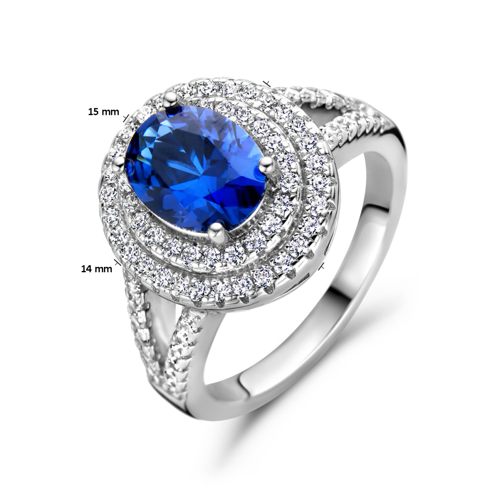 zilveren-ovale-halo-ring-met-blauwe-en-transparante-zirkonia-s