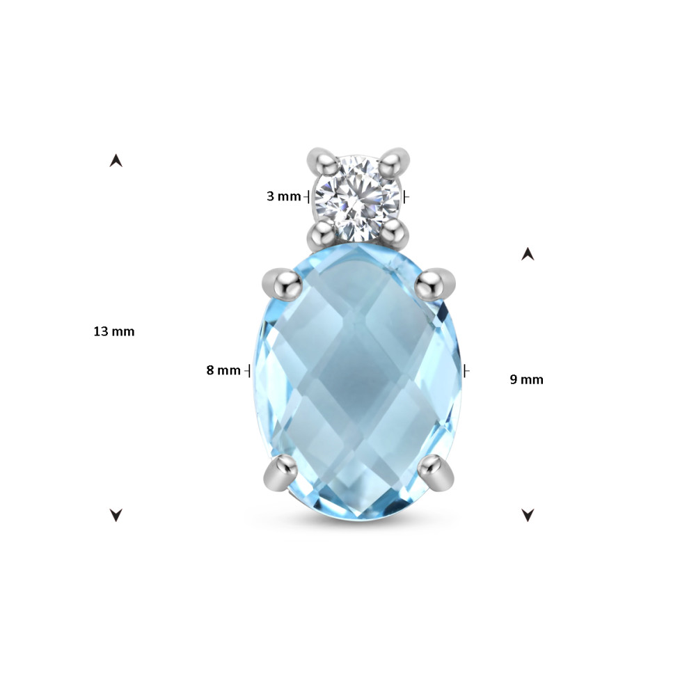 zilveren-ovale-hanger-met-blauwe-topaas-en-zirkonia-8-mm-breed-hoogte-13-mm
